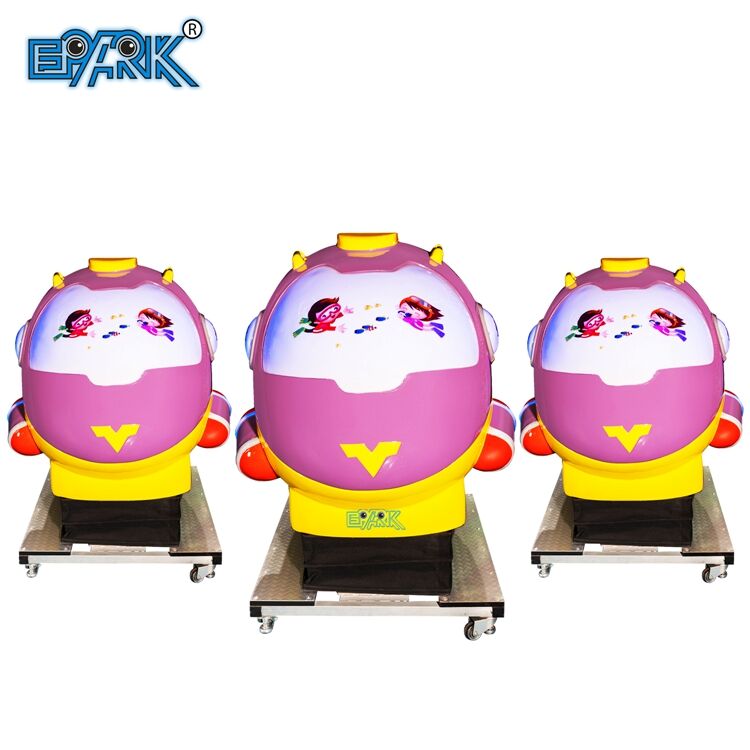 Machine de jeu pour enfants avec voiture balançoire à pièces