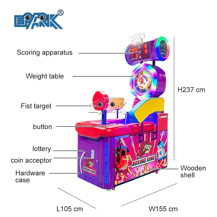 Indoor Sport Game Machine Arcade Fight Boxing King Popular Boxing Machine