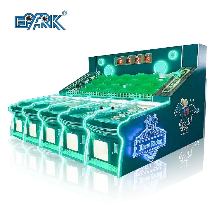 Racing Machine Throwing Balls Booth Games Coin Operated Horse Racing Game