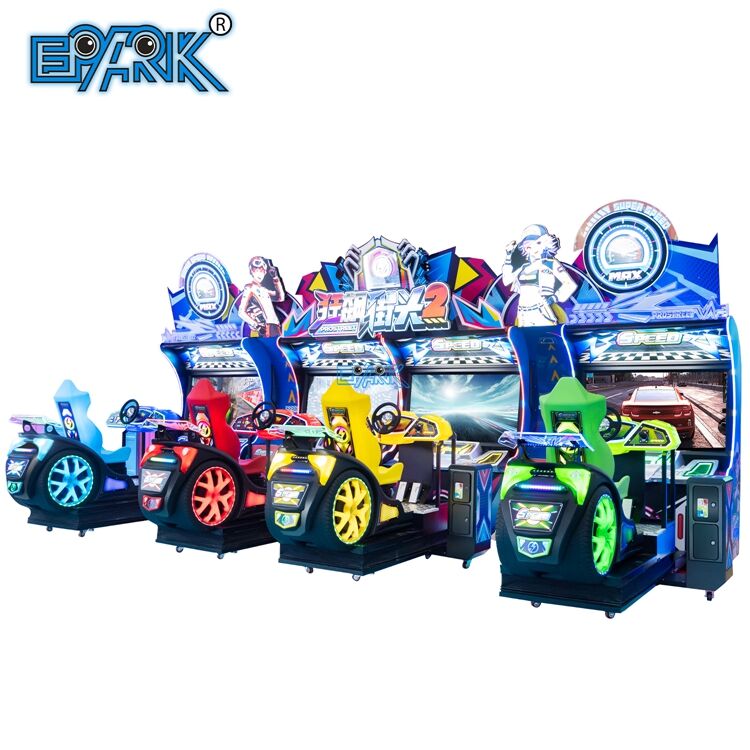 Amusement Simulator Driving 4 Player Coin Operated Arcade Racing Simulator