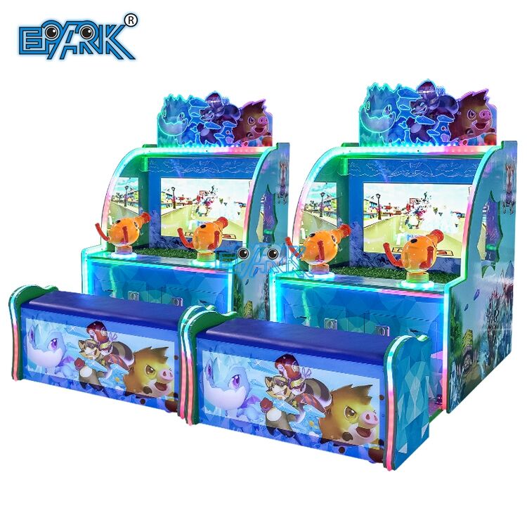 Coin Operated Kids Water Shooting Arcade Machine 