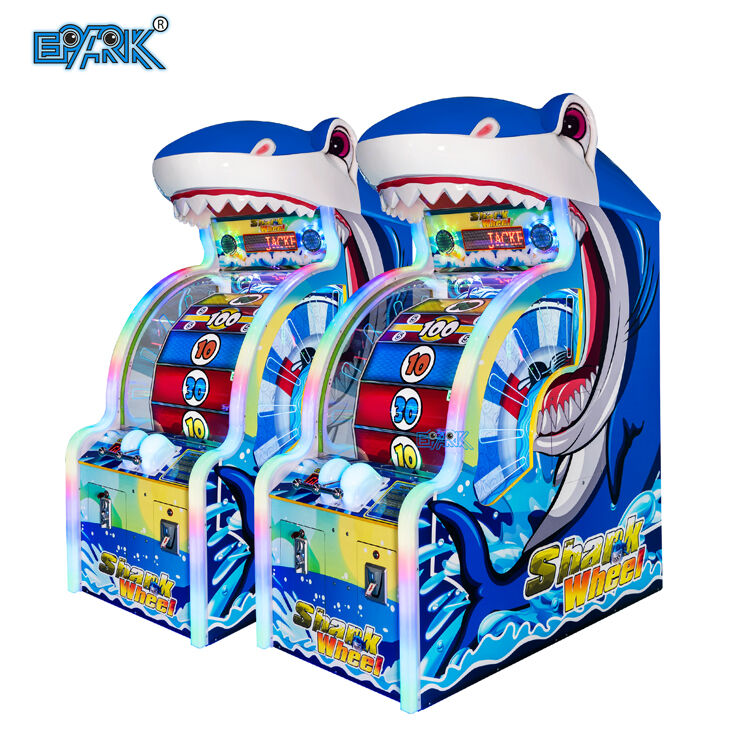 Coin Operated Shark Wheel Redemption Arcade Machines