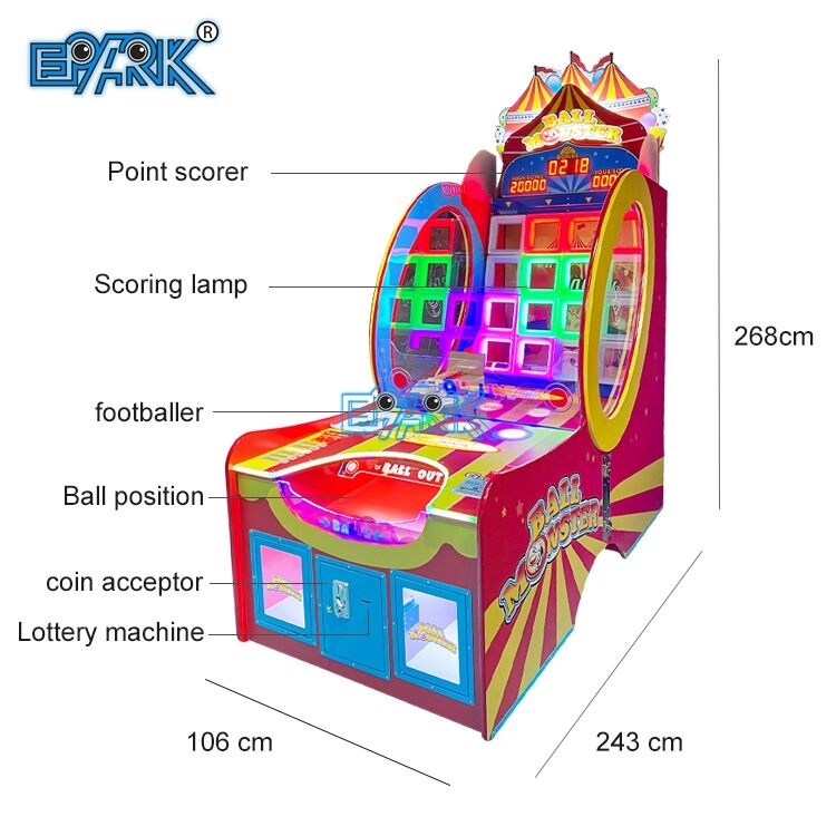 Coin Operated Throwing Ball Ticket Machine