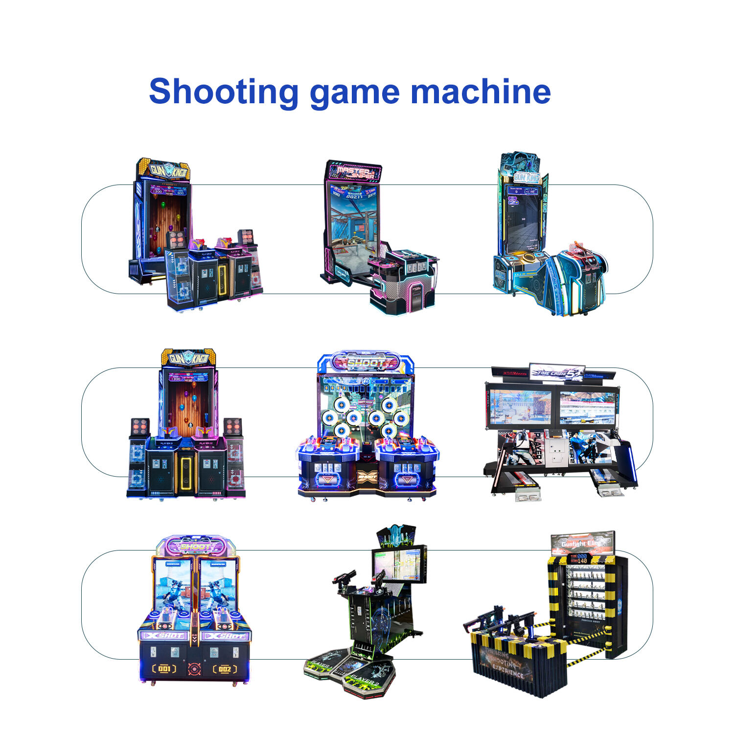 Coin Operated Game Gun King Shooting Game Machine