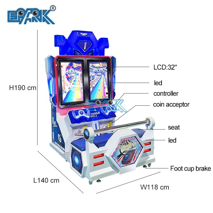 Coin Operated Game Racing Simulator Game Machine Video Arcade for Game Zone