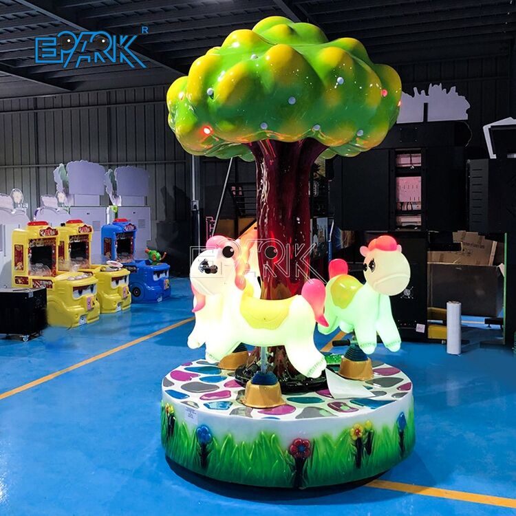 Coin Operated Kiddie Ride Carousel Horses