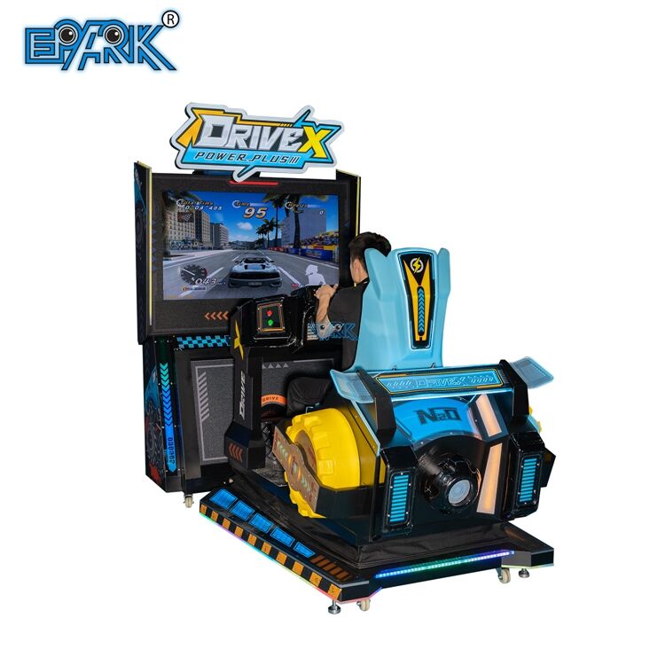 Coin Operated Arcade Driving Car Simulator 55 Inch Dynamic Racing Video Games Machine