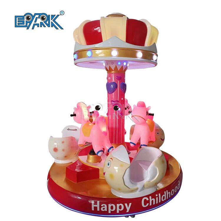 Rides Equipment 6 Player Carousel Merry Go Round