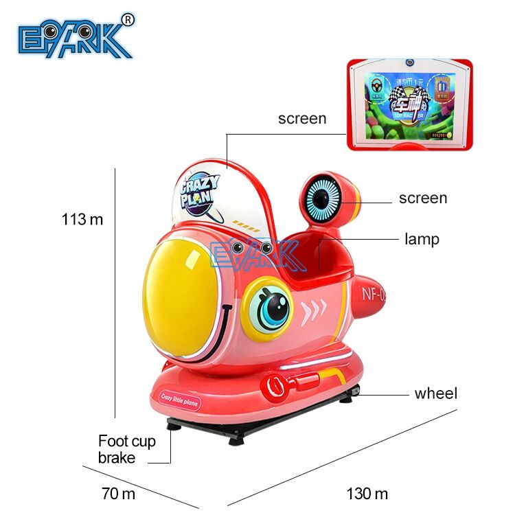 Cute Dog Swing Car Machine Video Game Machine