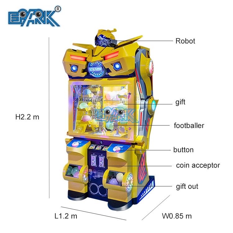 Robot Kick Capsule Gashapon Gift Prize Game Machine
