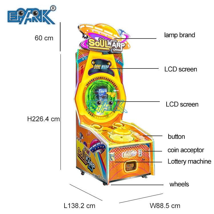 Arcade Ticket Game Machine Soul Warp Redemption Game Machine