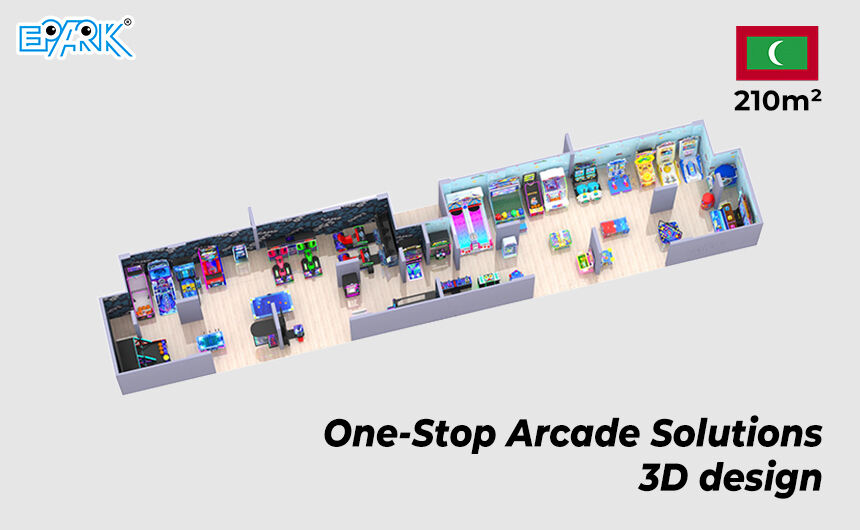 210m² モルディブカスタムアーケードプロジェクト
