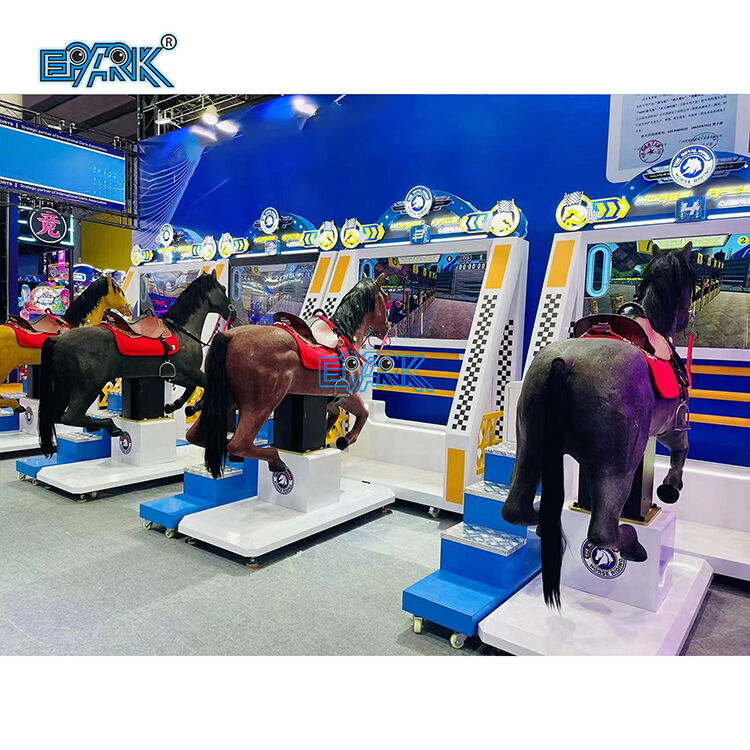Horse Racing Coin Operated Arcade Machine Carnival Booth Game