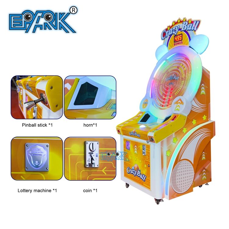 Machines de Jeu Crazy Ball Wheel Arcade à Tickets de Loterie
