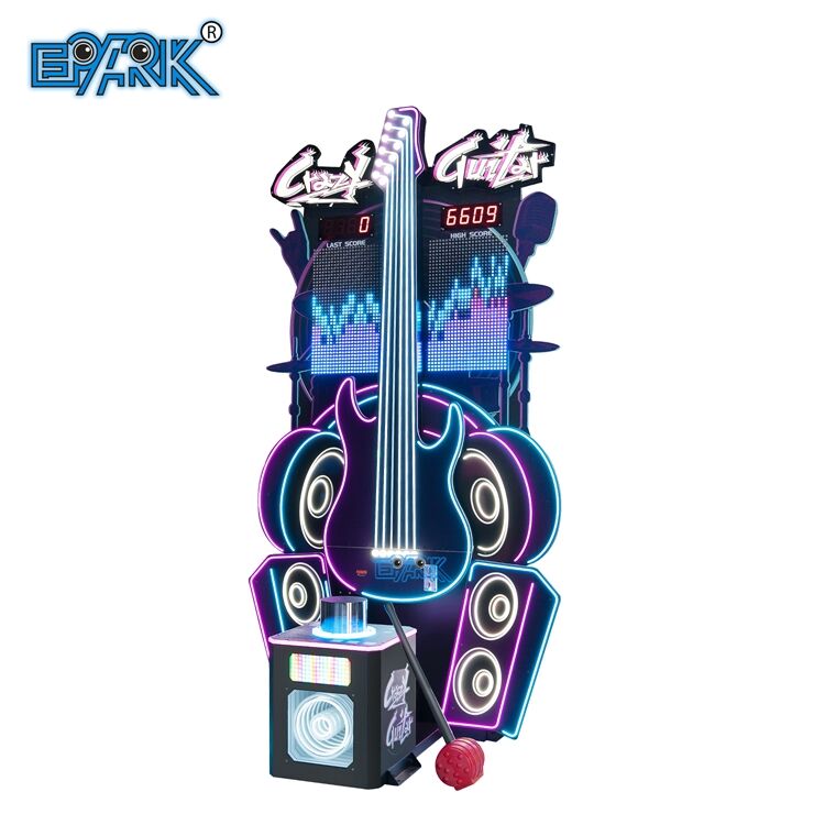  Luxury Guitar Hammer Coin Operated Ticket Redemption Game Machine