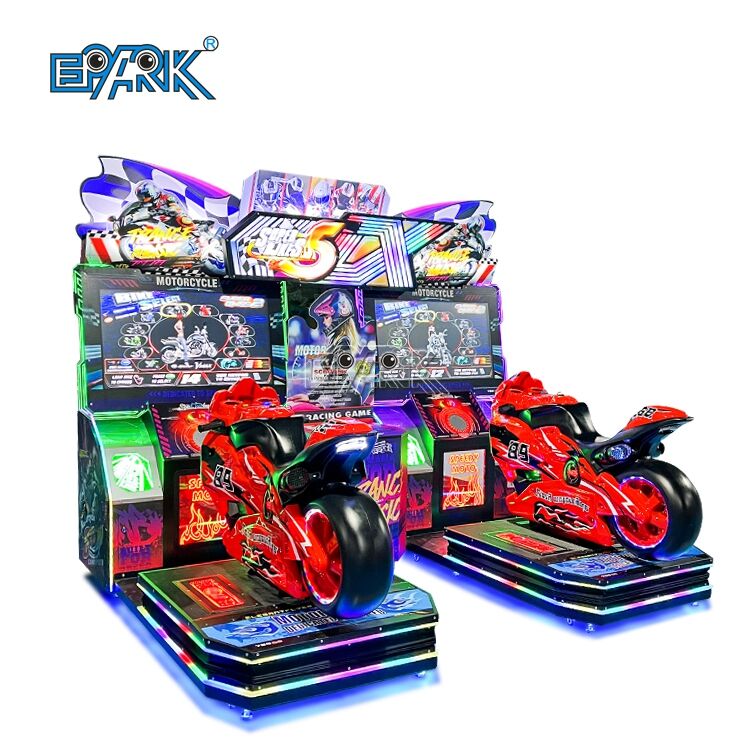 Indoor Motorcycle Driving Car Video Game Machine Coin Operated Arcade Games