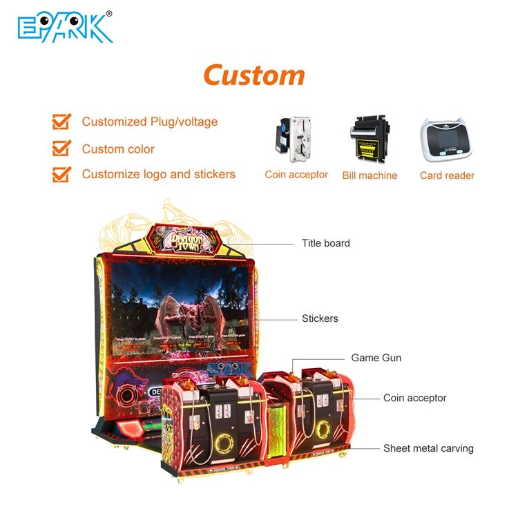 Coin Operated Arcade Shooting Game Machine