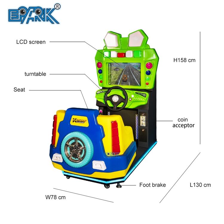 Wholesale Coin Operated Kids Arcade Game Machine Car Racing Simulator Game Machine