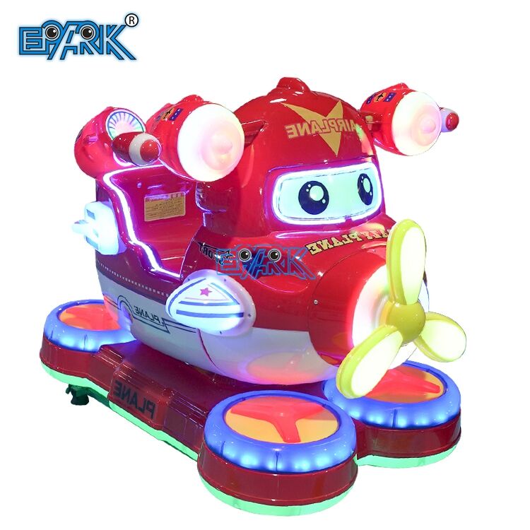 Indoor Amusement Park Rides Coin Operated Kids Happy Rocking Swing Ride