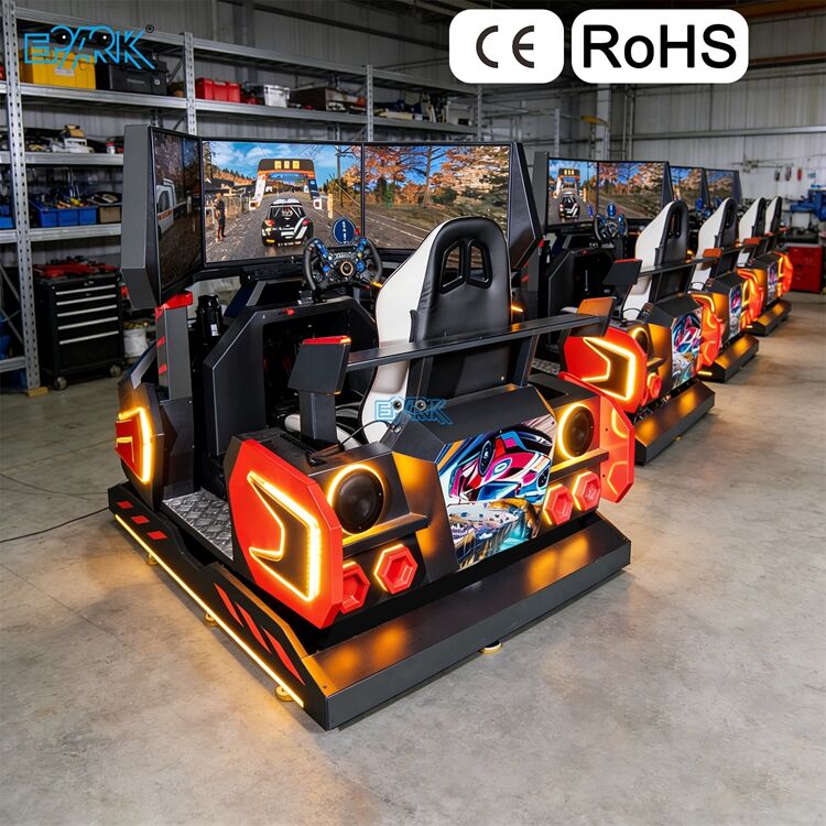 Immersive 6 Axis Arcade Racing Simulator Machine