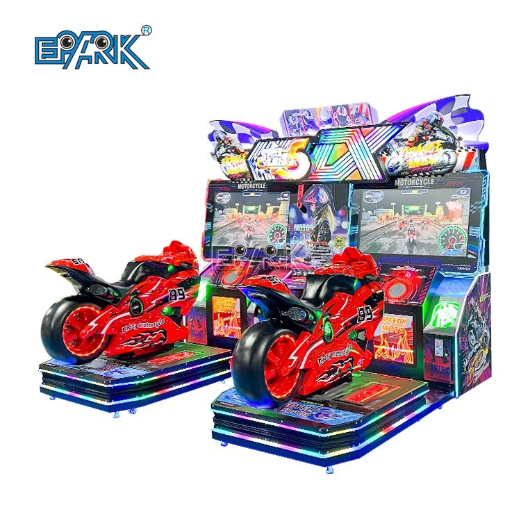 Indoor Motorcycle Driving Car Video Game Machine Coin Operated Arcade Games