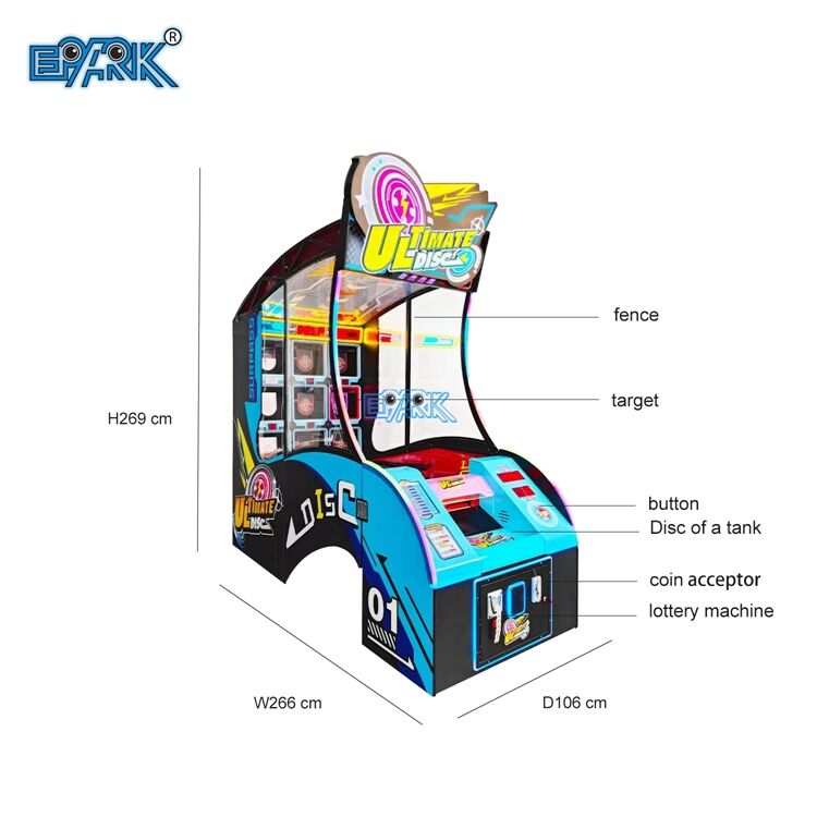 Arcade Game Ultimate Disc Throwing Lottery Game Arcade Machine