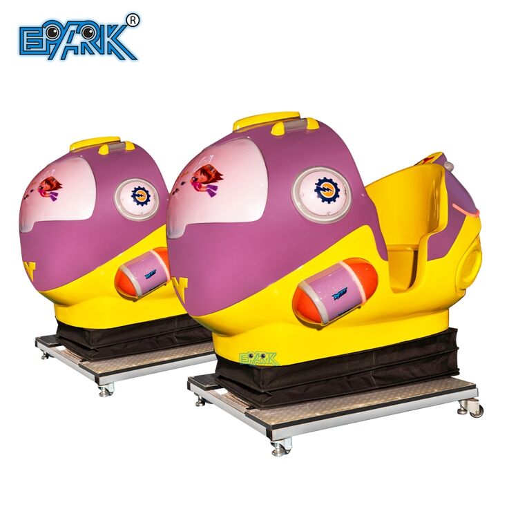 Machine de jeu pour enfants avec voiture balançoire à pièces
