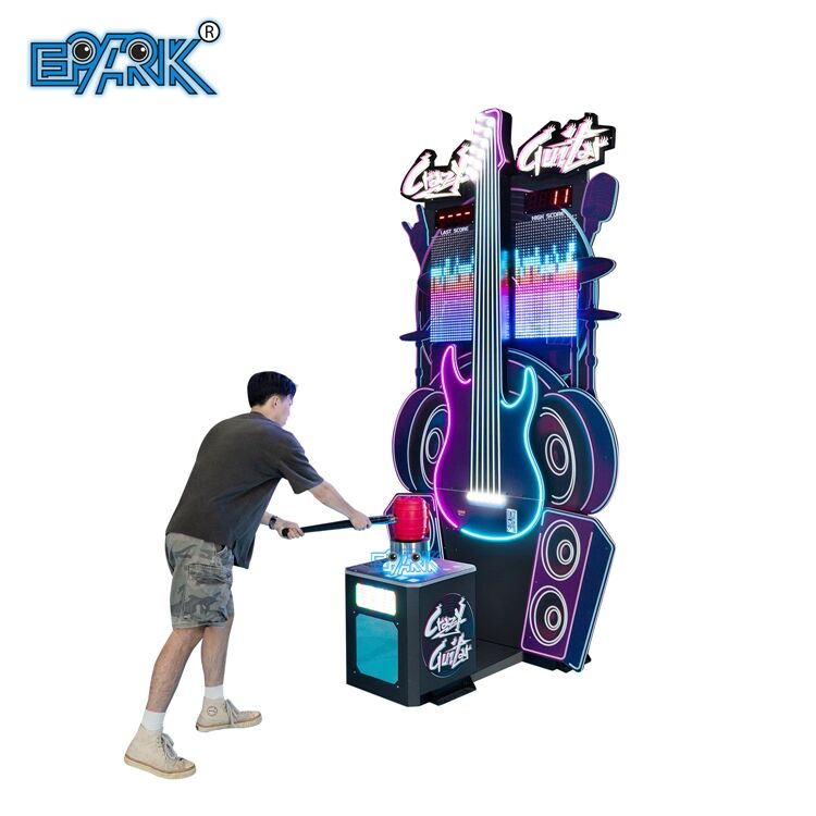  Luxury Guitar Hammer Coin Operated Ticket Redemption Game Machine