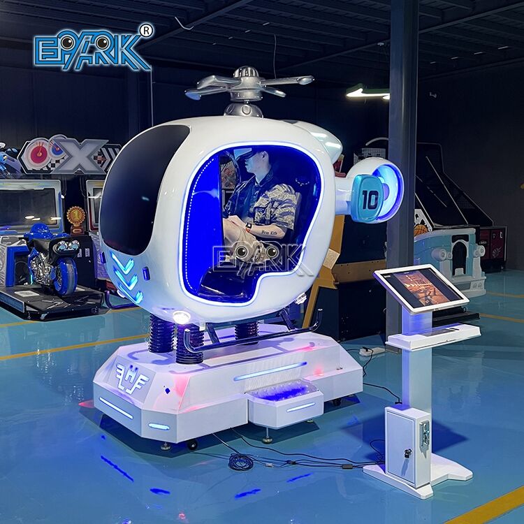 simulateur de vol d'avion hélicoptère 9D VR Jeu Machine