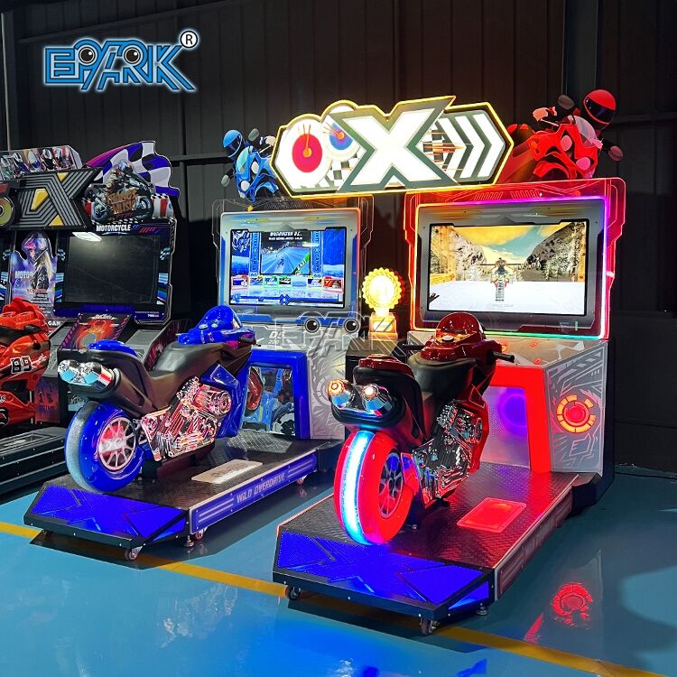 Motorcycle Driving Arcade Game Simulator Coin-operated Double Motorcycle Racing Machine