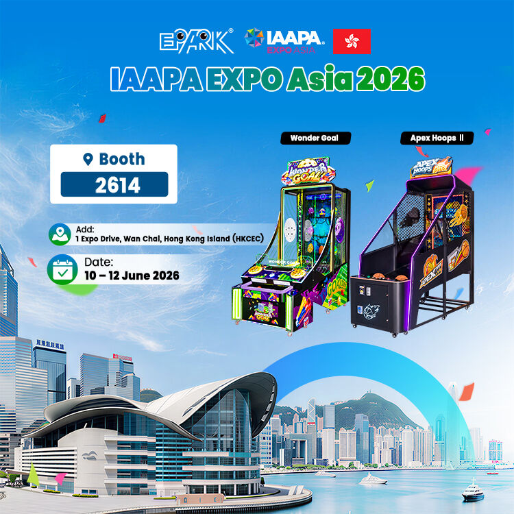 Komerční sportovní arkádové automaty na premiéře na veletrhu IAAPA Expo Asia 2026