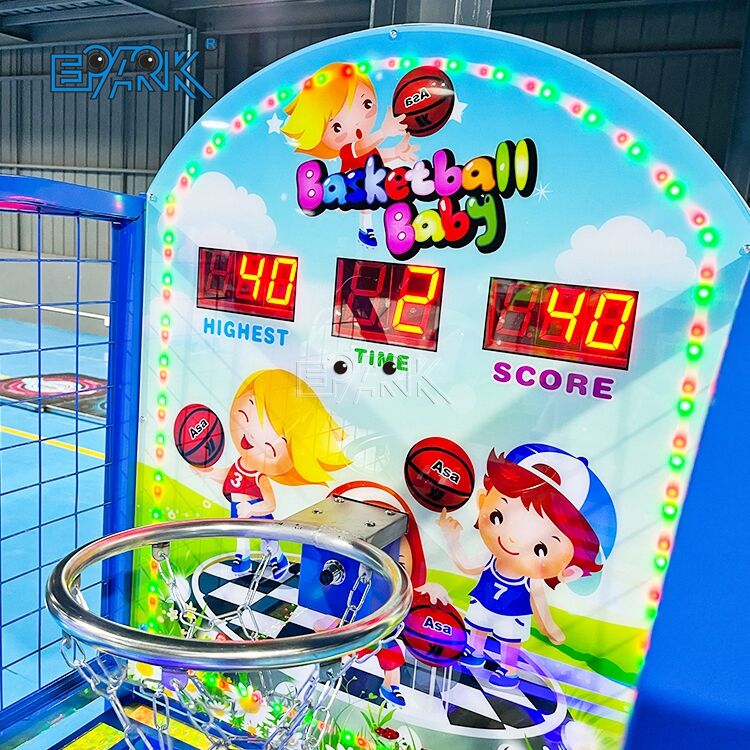 Coin Operated Electronic Basketball Arcade Shooting Machine For Kids