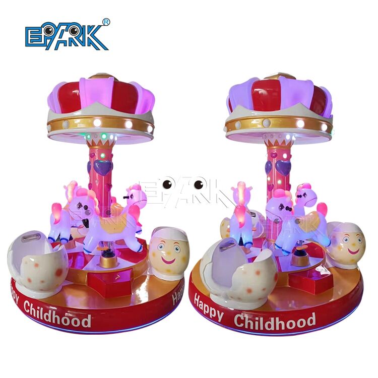 Rides Equipment 6 Player Carousel Merry Go Round