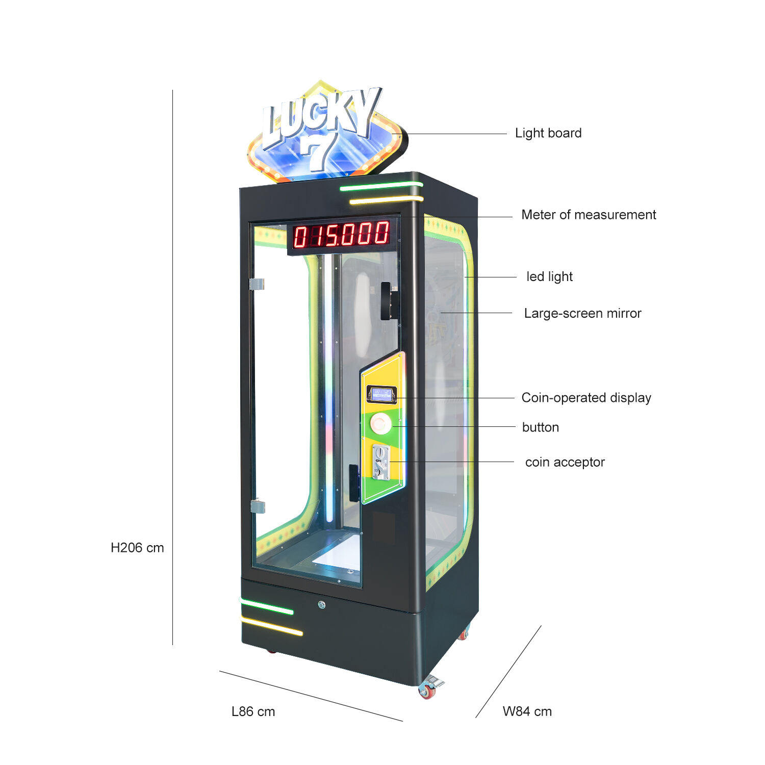 Coin Operated Games Scissors Cut Prize Gift Machine Gift Vending Game Machine