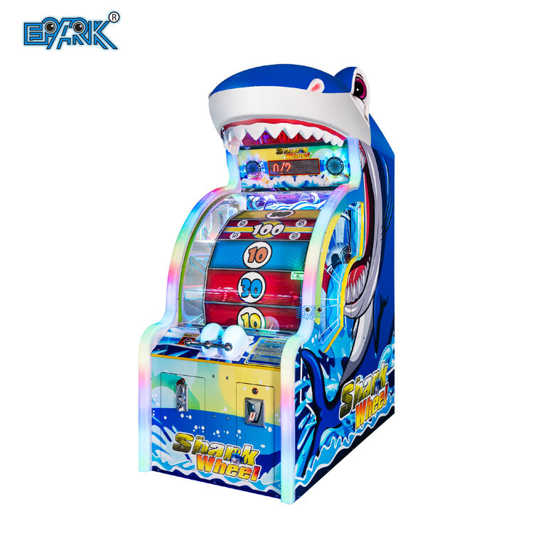 Coin Operated Shark Wheel Redemption Arcade Machines