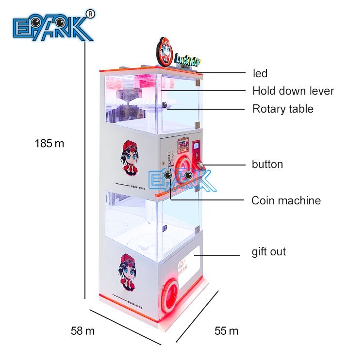 Coin Operated Arcade Clip Sticker Card Snack Gift Prize Game Vending Game Claw Machine