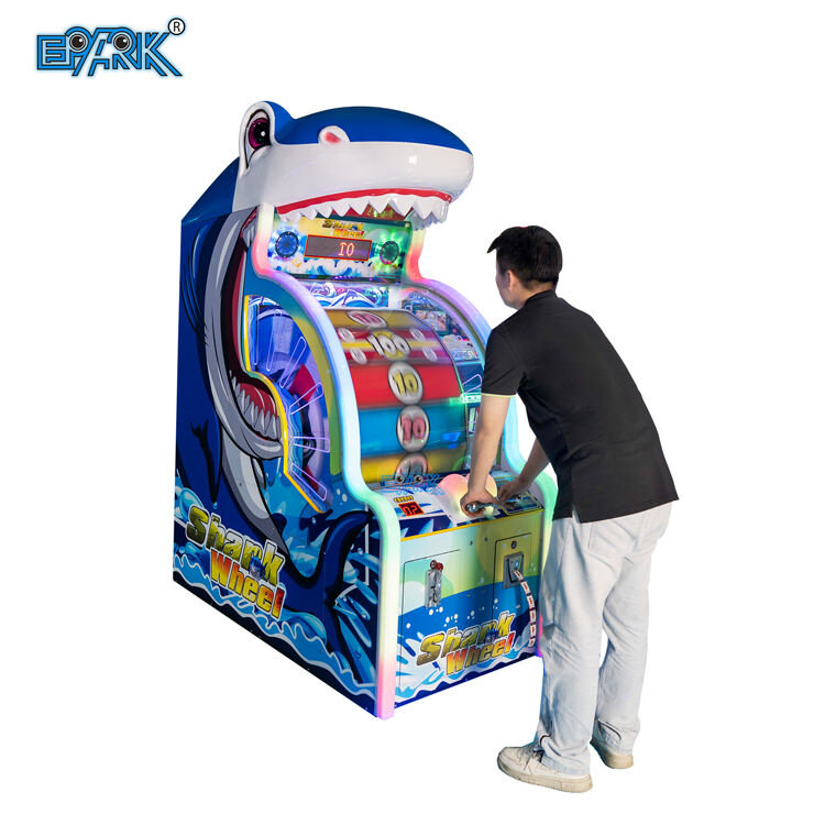Coin Operated Shark Wheel Redemption Arcade Machines