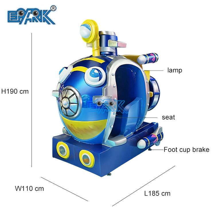  Swing Car Submarine Arcade Kids Ride on Car Game Machine