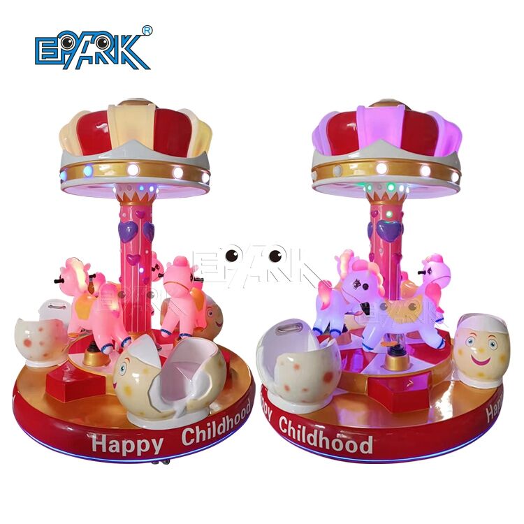 Rides Equipment 6 Player Carousel Merry Go Round