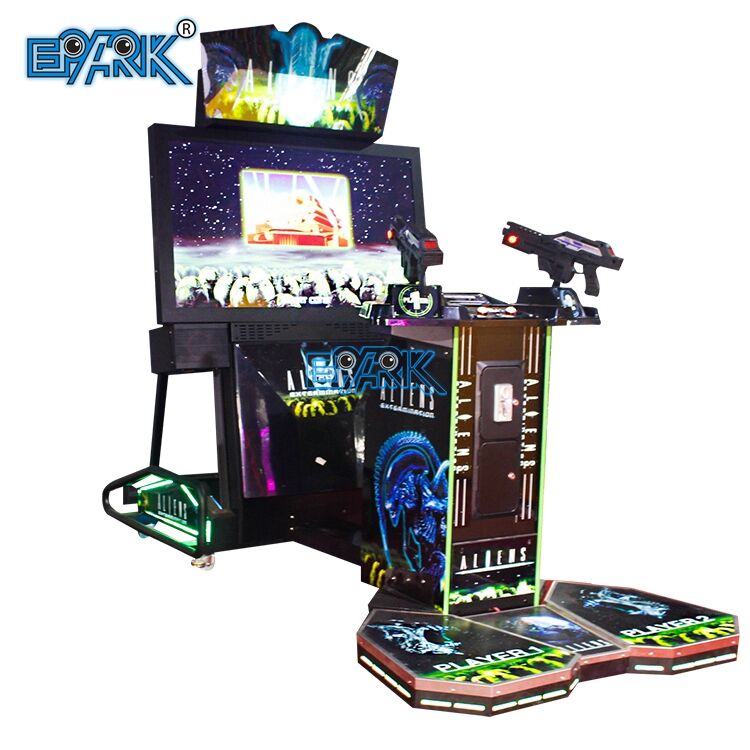 Indoor Amusement Arcade Games Coin Operated Aliens Extermination Shooting Simulator