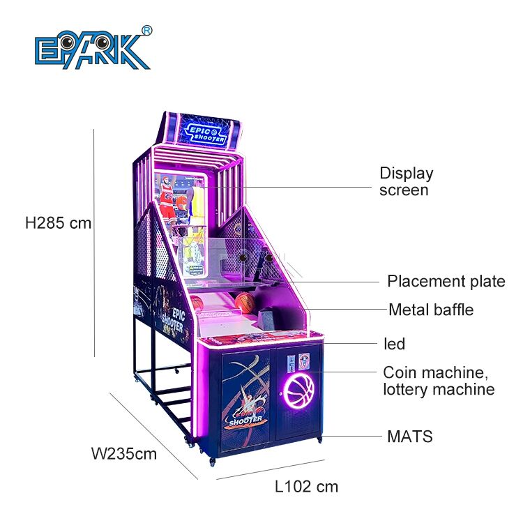 Epic Shooter Indoor Basketball Shooting Machine