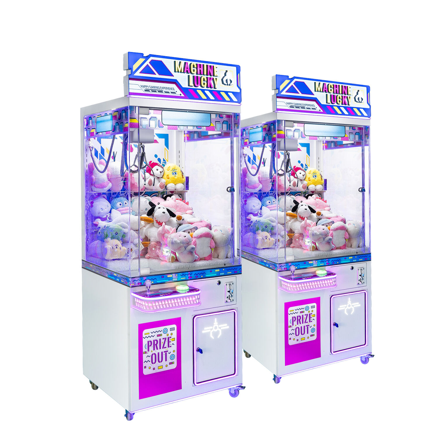 Custom Coin Operated Toy Vending Arcade Claw Crane Machine