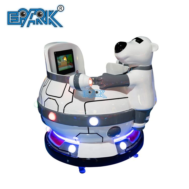 Two Players Coin Operated Kids Ride Revolving Cup Kiddie Ride Machine