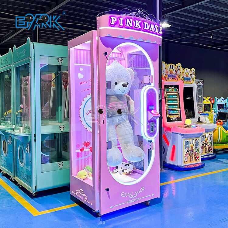 Pink Date Arcade Claw Machine Cut Prize Machine