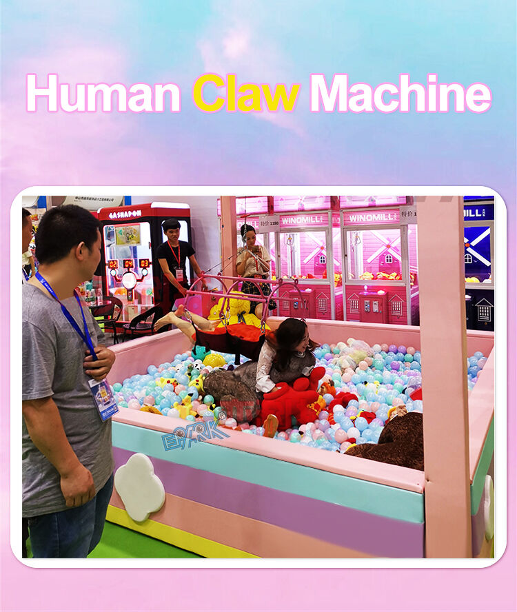 Coin Operated Big Human Claw Machine
