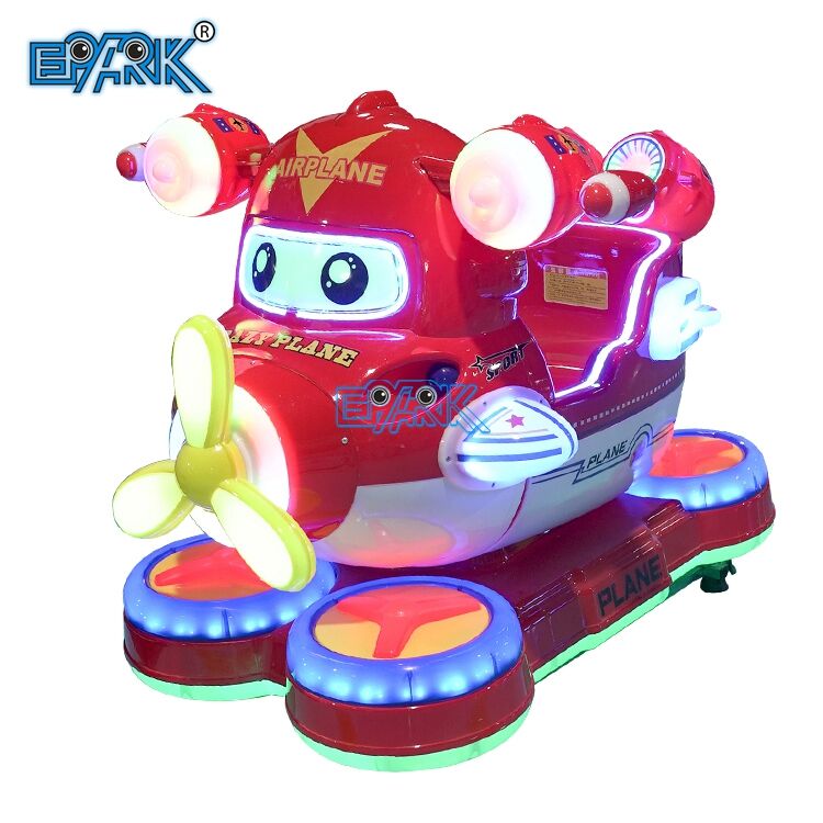 Indoor Amusement Park Rides Coin Operated Kids Happy Rocking Swing Ride
