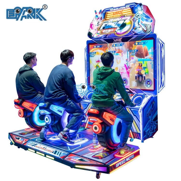 3 Players Racing Motor Video Game Coin Operated Commerce Race Car Arcade Game