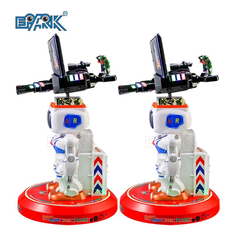 Coin Operated Arcade Intelligent Robot Toys Shooting Simulate Video Games Machine