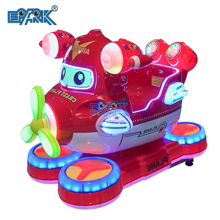 Indoor Amusement Park Rides Coin Operated Kids Happy Rocking Swing Ride