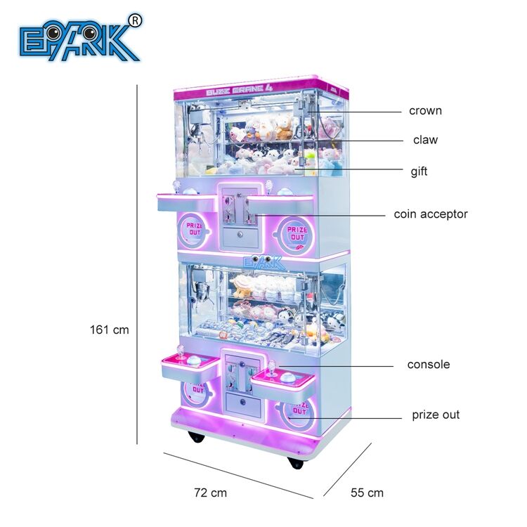 Mini Claw Arcade Game 4 Players Toy Claw Machine